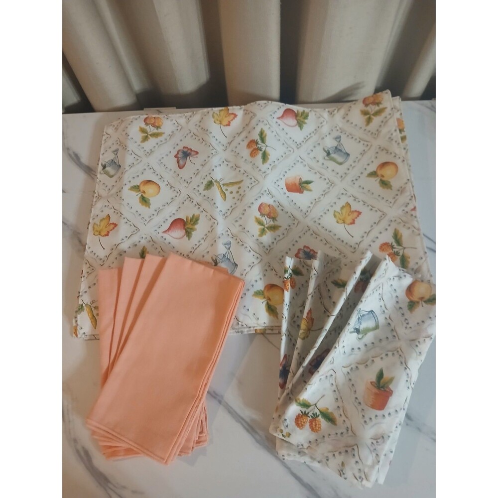 Vintage Table Settings-My Secret Garden- 12 Piece Set Shabby Chic Cottage Farm